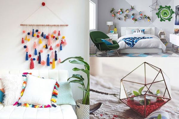 20+ Ý tưởng trang trí phòng ngủ nhỏ bằng đồ Handmade