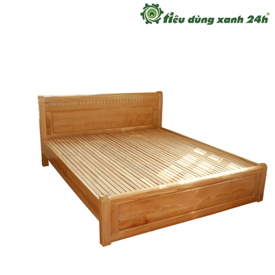 Giường ngủ gỗ sồi nga- G04