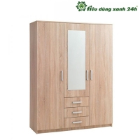 Tủ gỗ công nghiệp phòng ngủ - TPN01